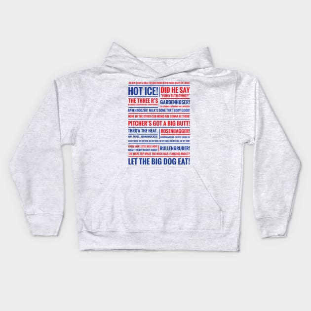 Rookie of the Year Quotes Kids Hoodie by The90sMall